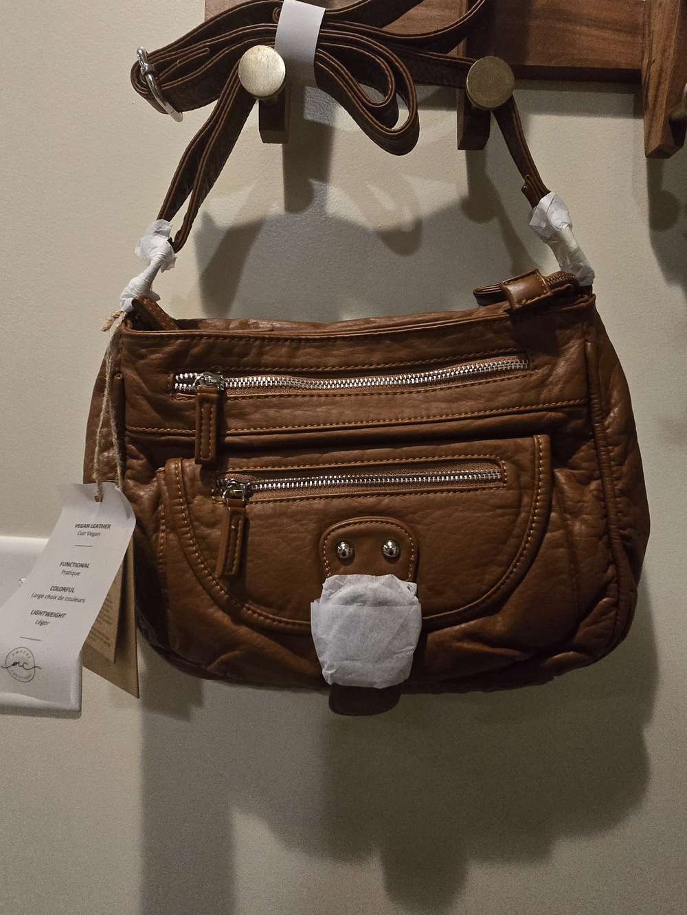Ampere Creations Classic Brown Crossbody Shoulder Bag